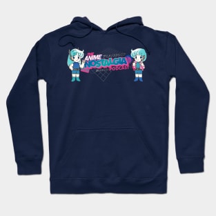 Official Anime Nostalgia Podcast logo & mascots Hoodie